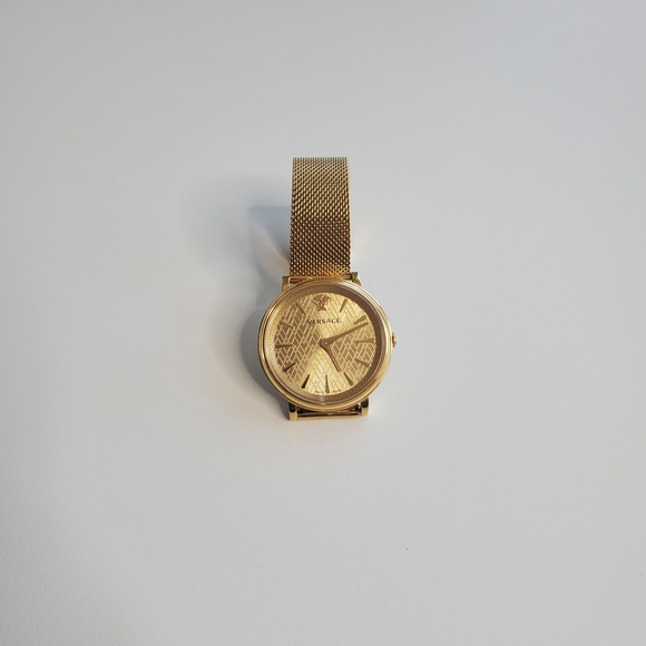 Versace Accessories - Versace Gold Mesh Women's Watch